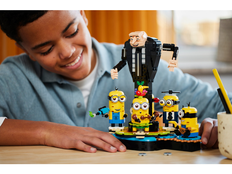 LEGO Já, padouch 4 - Gru a mimoni z kostek