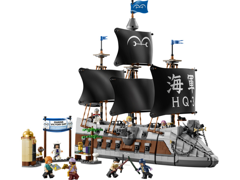 LEGO ONE PIECE - Garpova námořní válečná loď