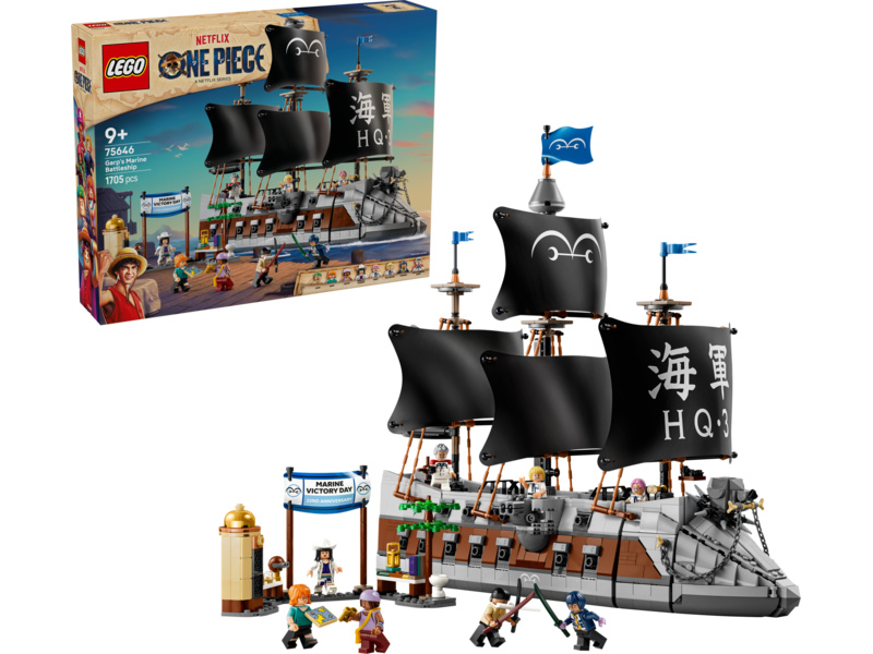 LEGO ONE PIECE - Garpova námořní válečná loď