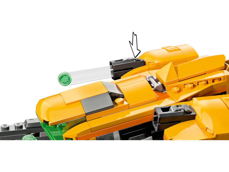 LEGO Marvel - Vesmírná loď malého Rocketa