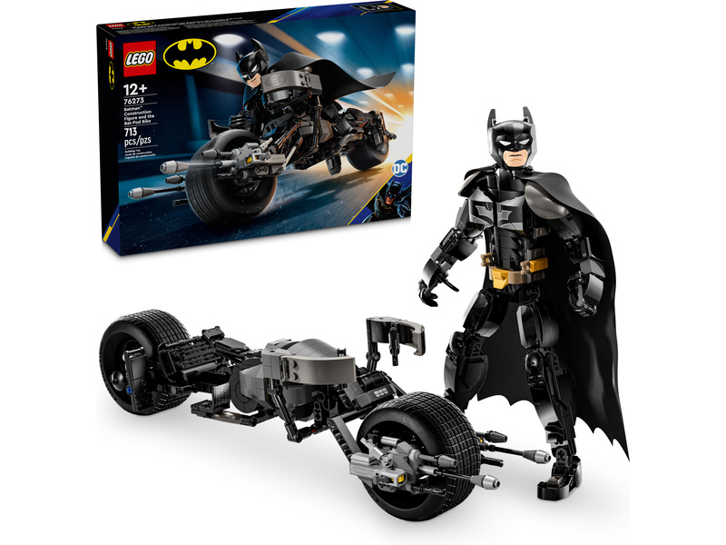 LEGO Batman - Sestavitelná figurka: Batman a motorka Bat-Pod