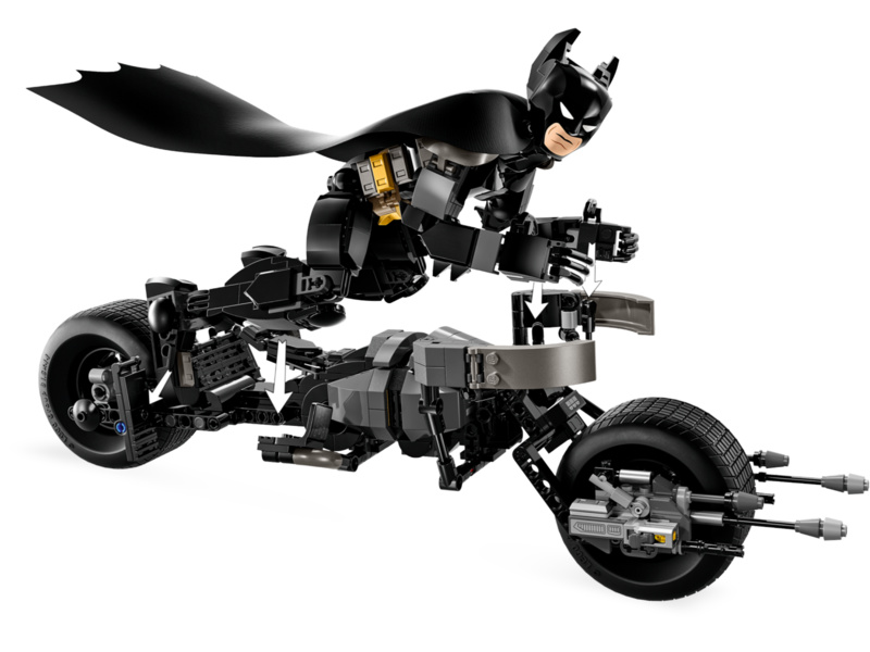 LEGO Batman - Sestavitelná figurka: Batman a motorka Bat-Pod