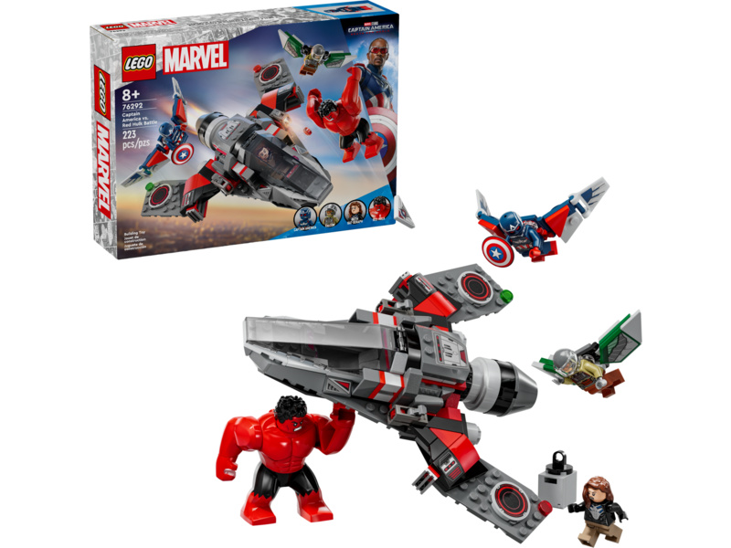 LEGO Marvel - Souboj: Kapitán Amerika vs. Red Hulk