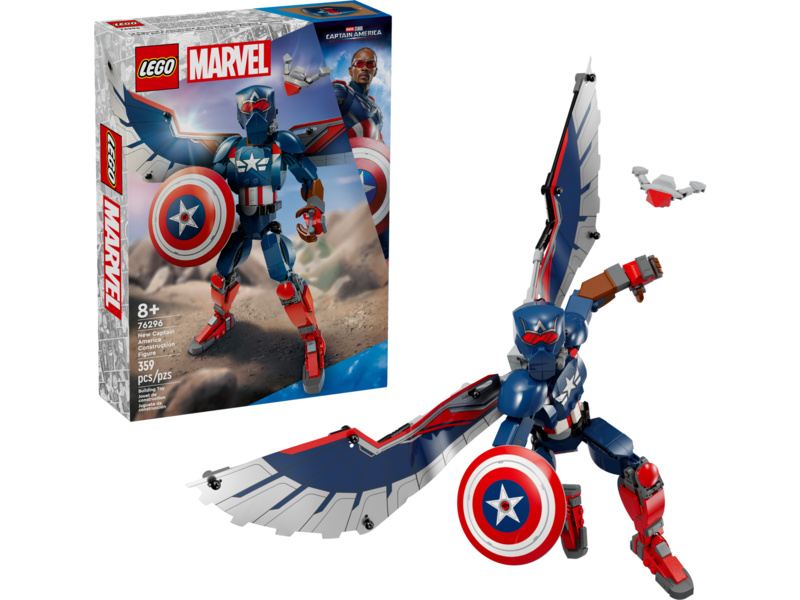LEGO Marvel - Sestavitelná figurka: Nový Kapitán Amerika