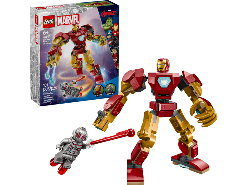 LEGO Marvel - Iron Man v robotickém obleku vs. Ultron
