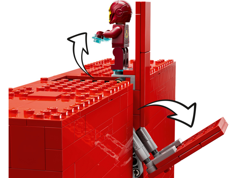 LEGO Marvel - Logo MARVEL a minifigurky