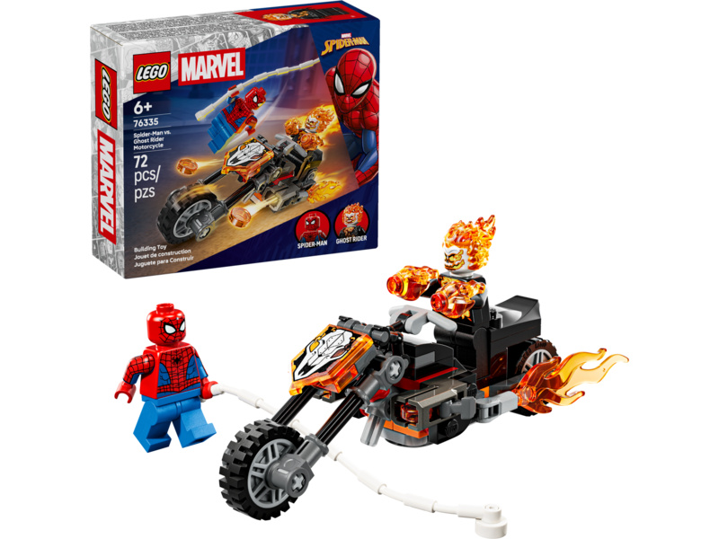LEGO Marvel - Spider-Man vs. Ghost Rider na motorce