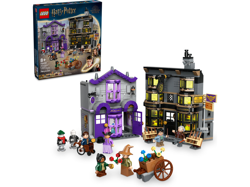LEGO Harry Potter - Ollivanderův obchod a Obchod madame Malkinové