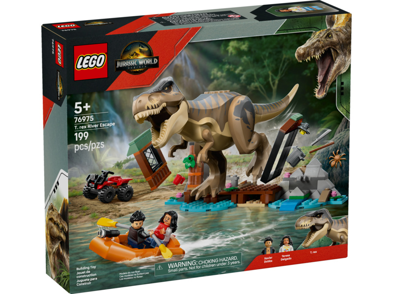 LEGO Jurassic World - T-rex a útěk po řece