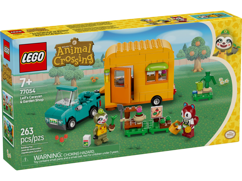 LEGO Animal Crossing - Leif, karavan a zahradnictví
