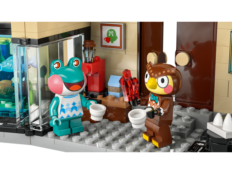 LEGO Animal Crossing - Blathers a jeho muzejní sbírka