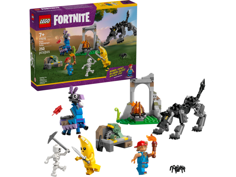 LEGO Fortnite - Peely a Sparkplug a jejich tábořiště
