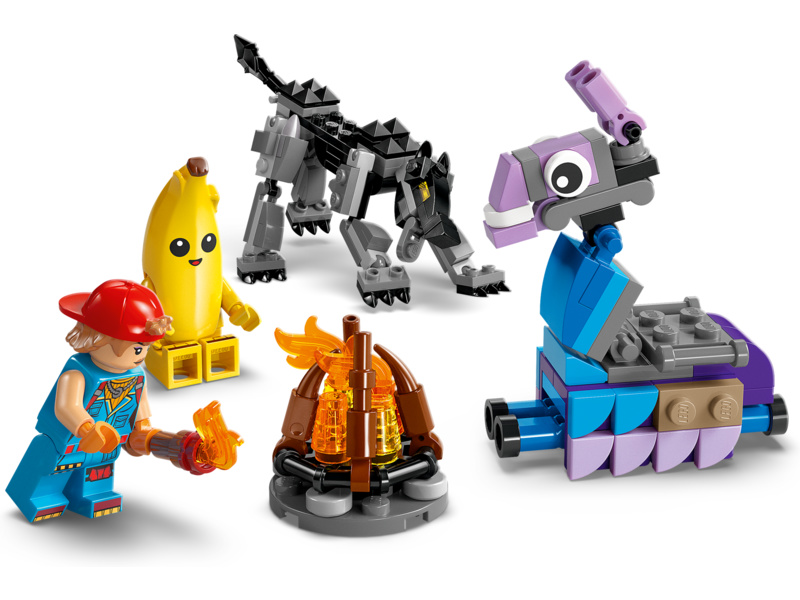 LEGO Fortnite - Peely a Sparkplug a jejich tábořiště