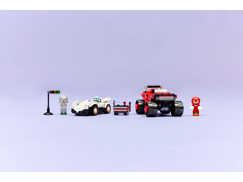 LEGO Sonic the Hedgehog - Silver a jeho auto vs. Knuckles a jeho monster truck