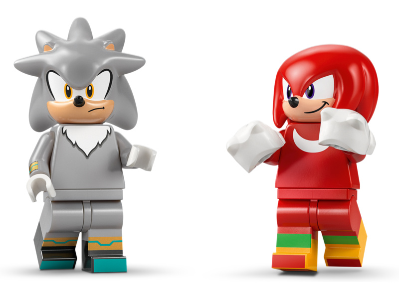 LEGO Sonic the Hedgehog - Silver a jeho auto vs. Knuckles a jeho monster truck