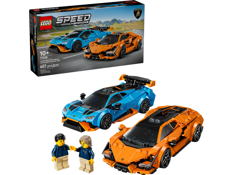 LEGO Speed Champions - Lamborghini Revuelto a Huracán STO