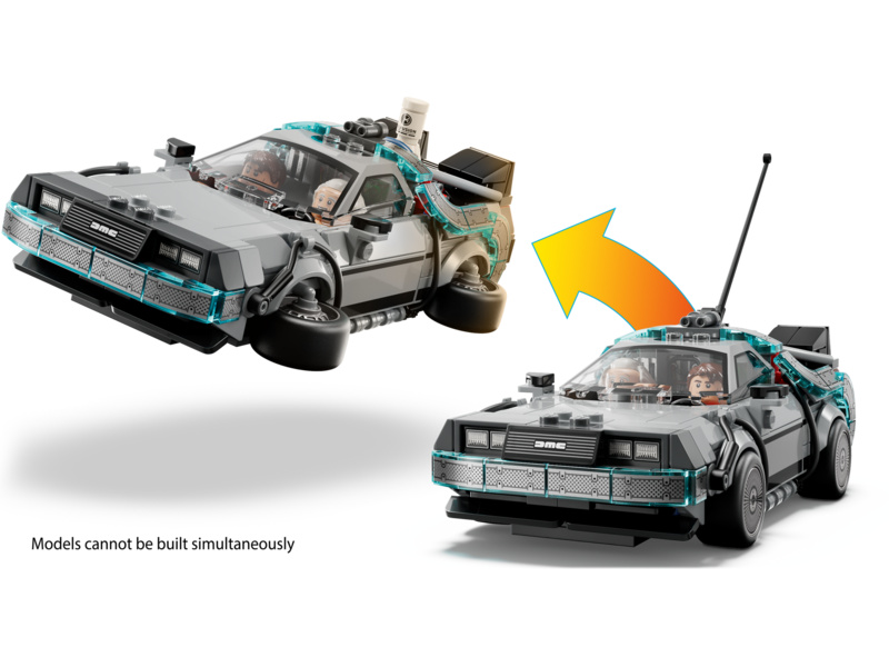 LEGO Speed Champions - Stroj času z filmu Návrat do budoucnosti