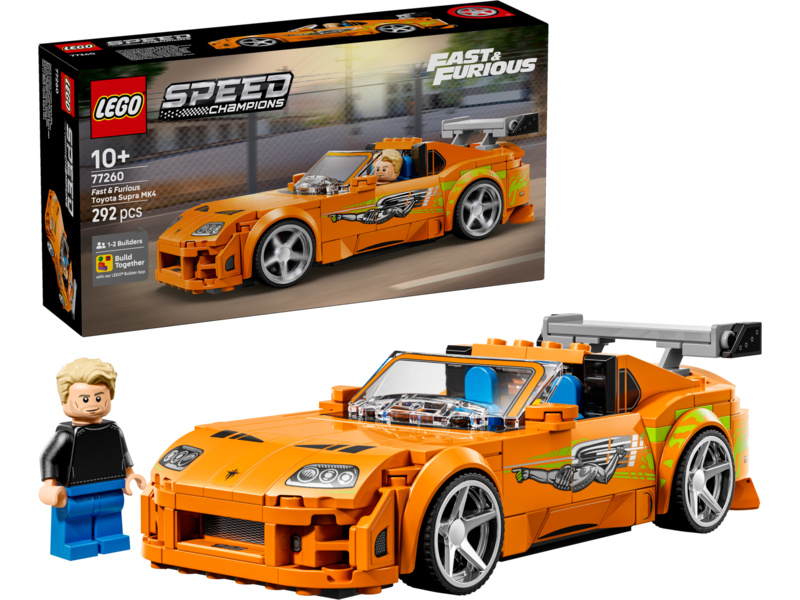 LEGO Speed Champions - Rychle a zběsile Toyota Supra MK4