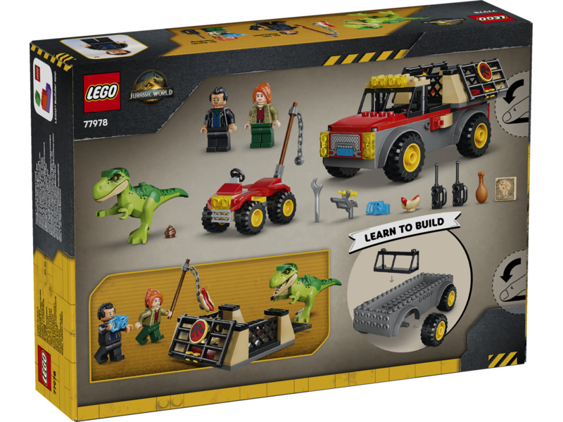 LEGO Jurassic World - Náklaďák na přepravu malého T-rexe