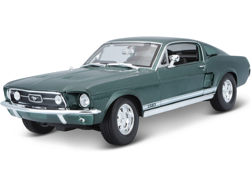 Maisto Ford Mustang Fastback 1967 1:18 zelená metalíza