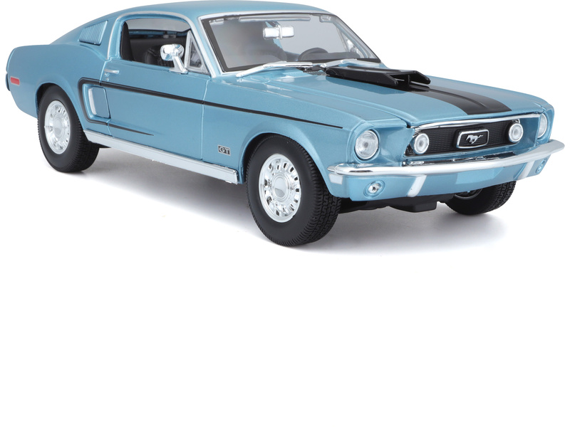 Maisto Ford Mustang GT Cobra Jet FB 1968 1:18 modrá metalíza
