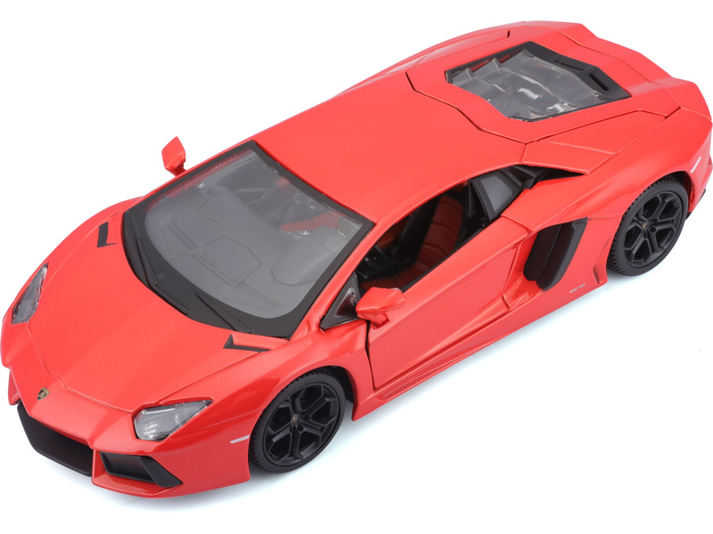 Maisto Lamborghini Aventador Coupé 1:24 oranžová metalíza