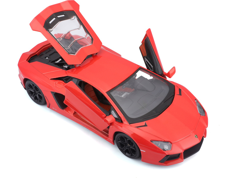 Maisto Lamborghini Aventador Coupé 1:24 oranžová metalíza