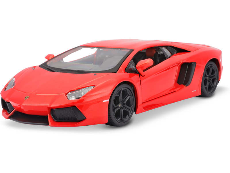 Maisto Lamborghini Aventador Coupé 1:24 oranžová metalíza