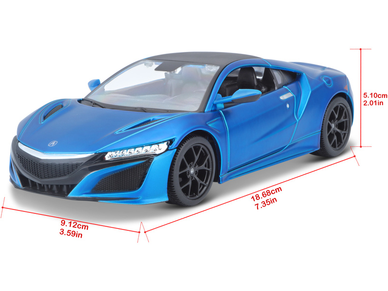 Maisto Acura NSX 2017 1:24 modrá metalíza