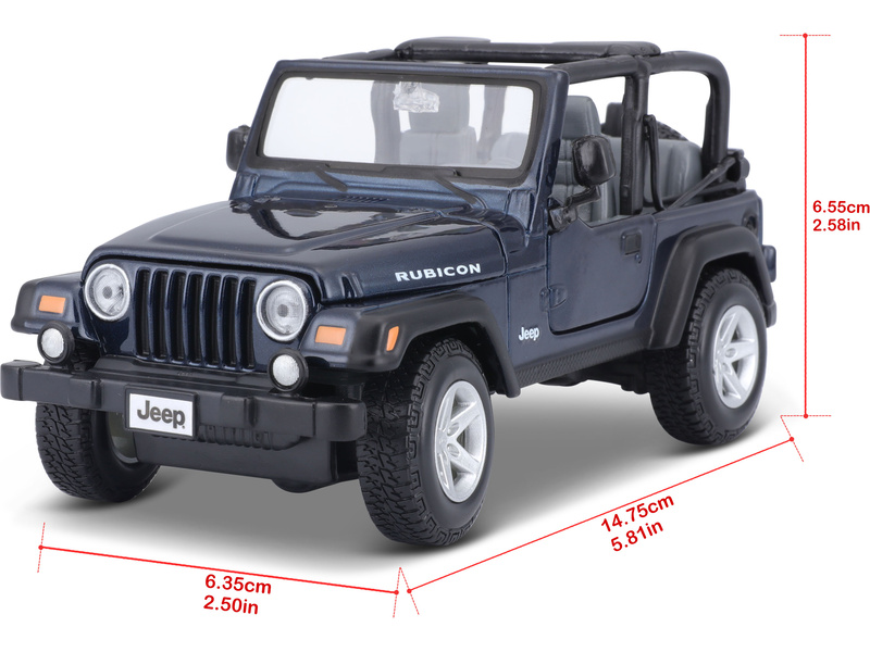 Maisto Jeep Wrangler Rubicon 1:27
