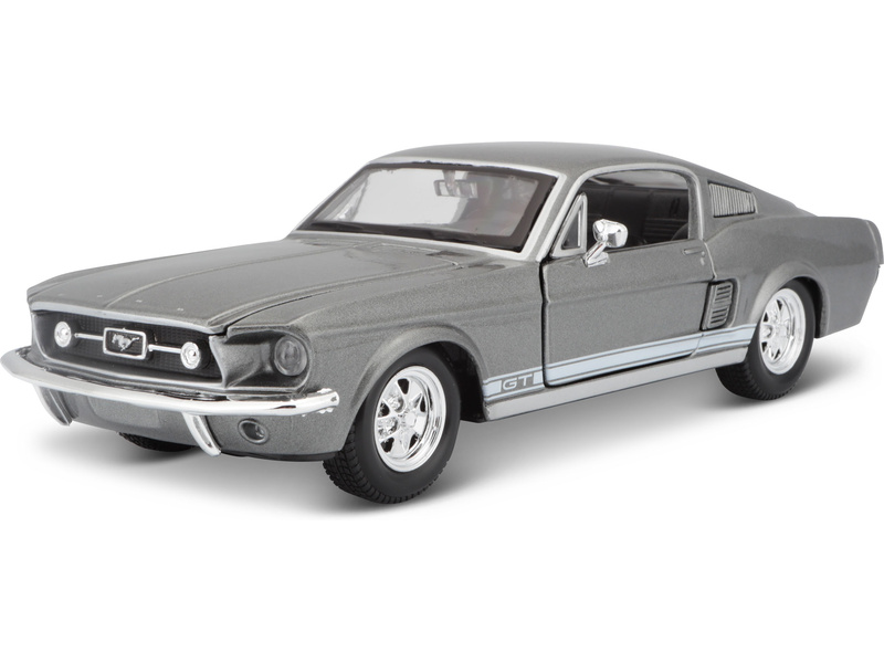 Maisto Ford Mustang GT 1967 1:24 šedá metalíza