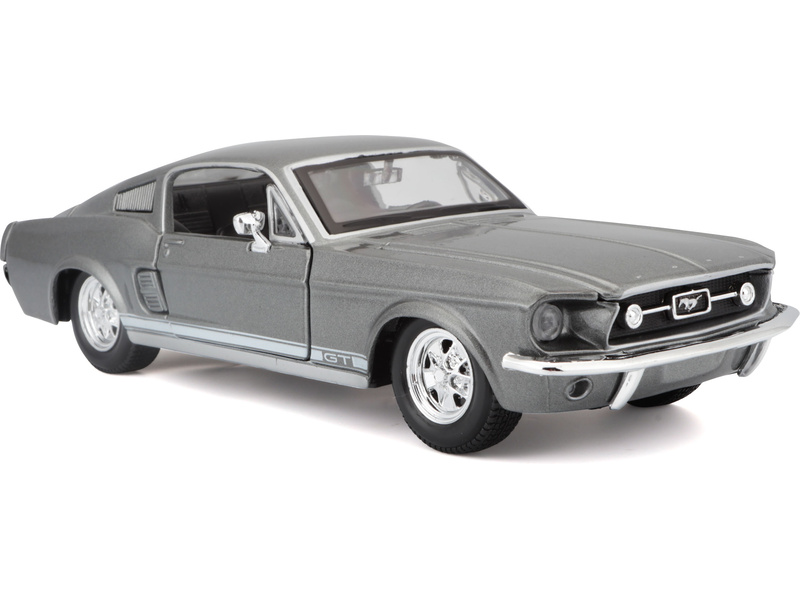 Maisto Ford Mustang GT 1967 1:24 šedá metalíza