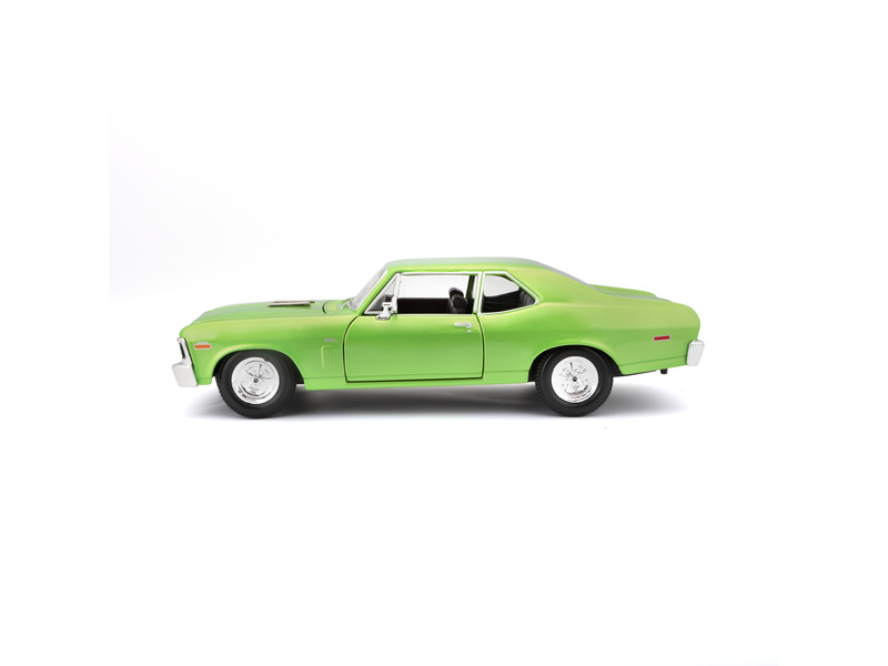 Maisto Chevrolet Nova SS 1970 1:24 světle zelená metalíza