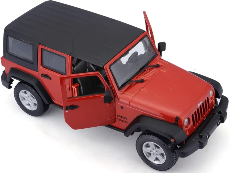 Maisto Jeep Wrangler Unlimited 1:24 2015 oranžová