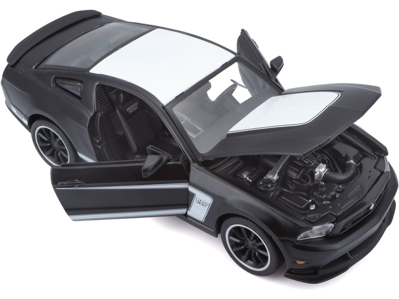 Maisto Ford Mustang Boss 302 1:24 černá matná