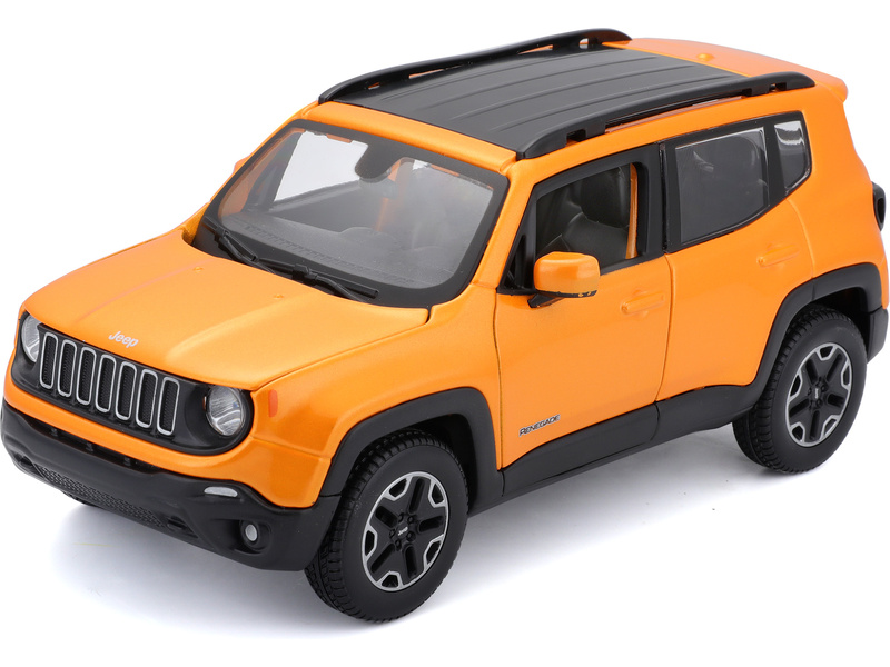 Maisto Jeep Renegade 1:24 oranžová