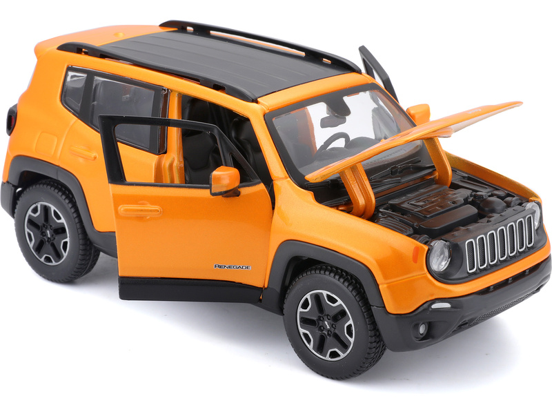 Maisto Jeep Renegade 1:24 oranžová