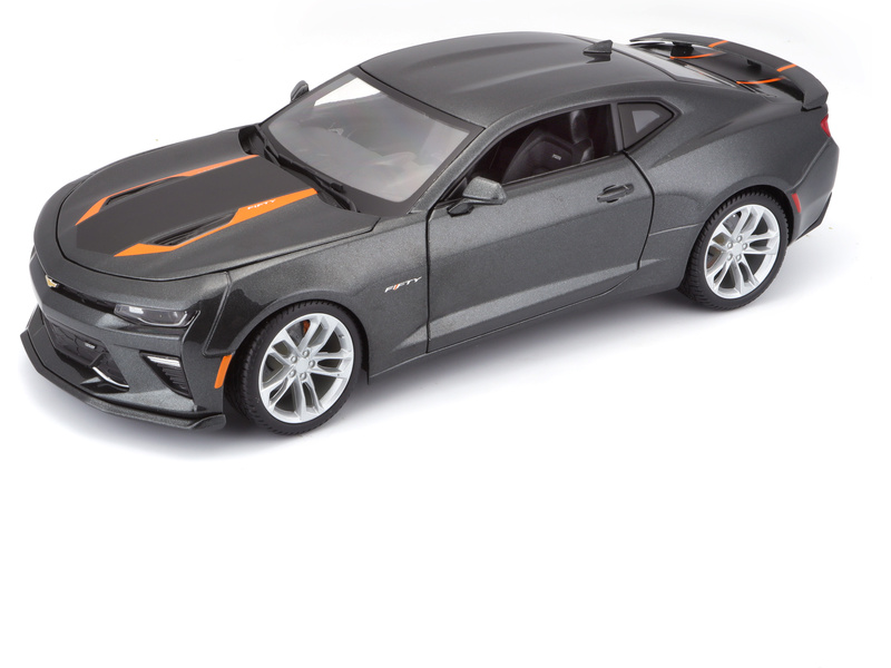 Maisto Chevrolet Camaro 2017 50. výročí 1:18 šedá metalíza
