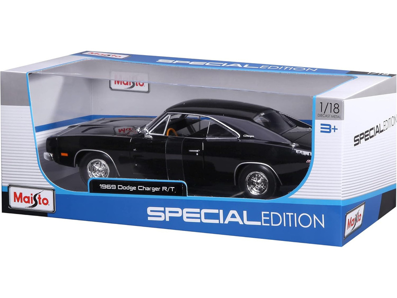Maisto Dodge Charger R/T 1969 1:18 černá