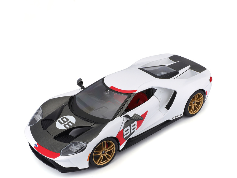 Maisto Ford GT Heritage 2021 1:18 bílá