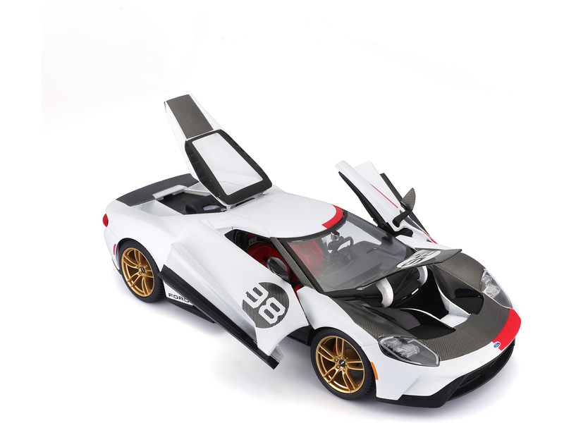 Maisto Ford GT Heritage 2021 1:18 bílá