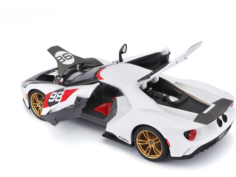 Maisto Ford GT Heritage 2021 1:18 bílá