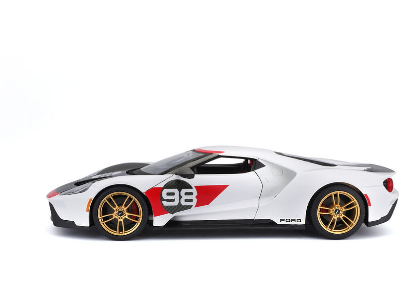 Maisto Ford GT Heritage 2021 1:18 bílá
