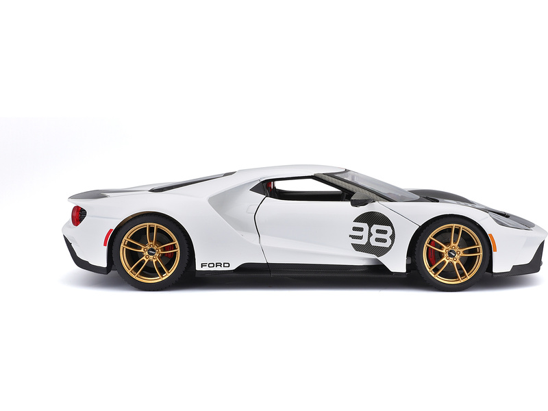 Maisto Ford GT Heritage 2021 1:18 bílá