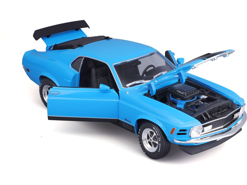 Maisto Ford Mustang Mach 1 1970 1:18 modrá