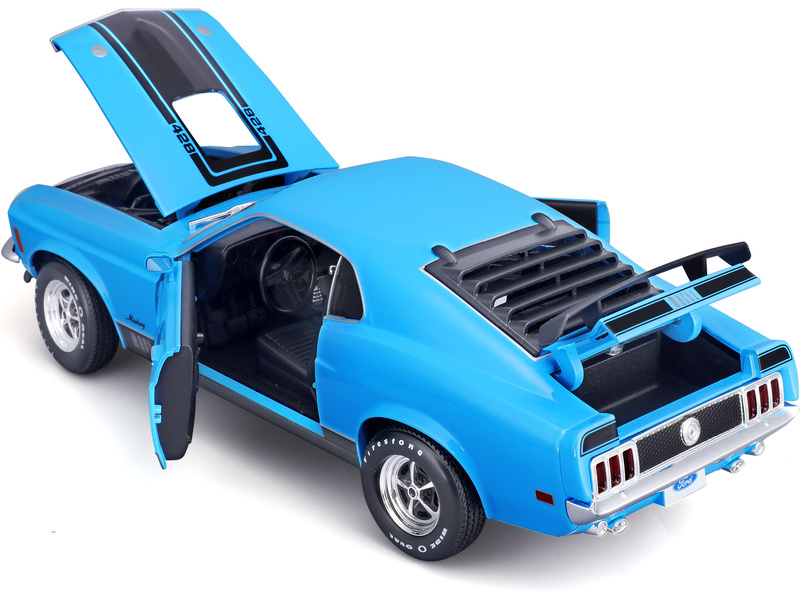 Maisto Ford Mustang Mach 1 1970 1:18 modrá