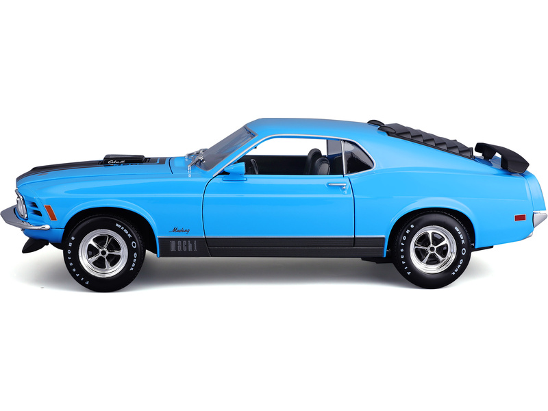 Maisto Ford Mustang Mach 1 1970 1:18 modrá