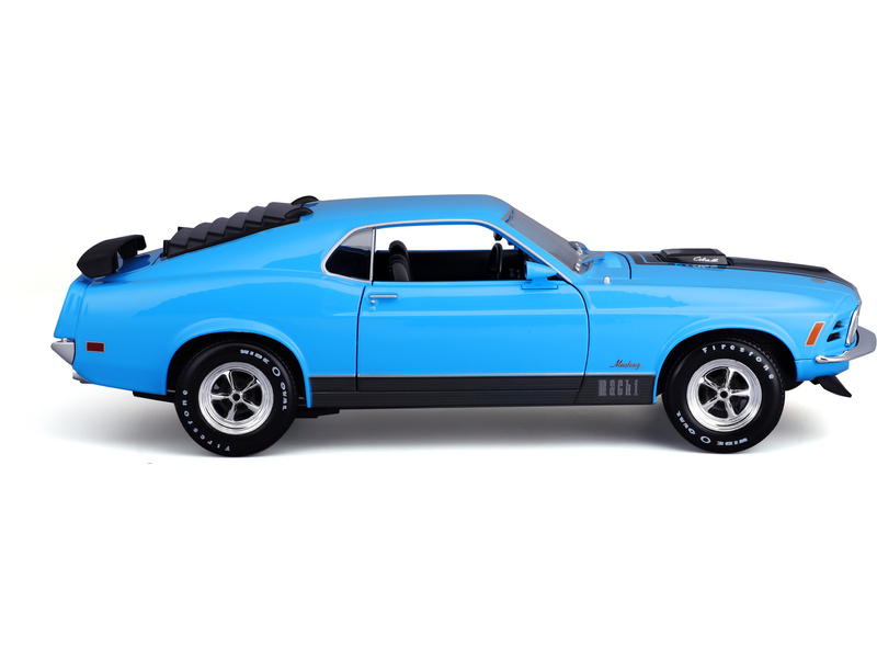 Maisto Ford Mustang Mach 1 1970 1:18 modrá