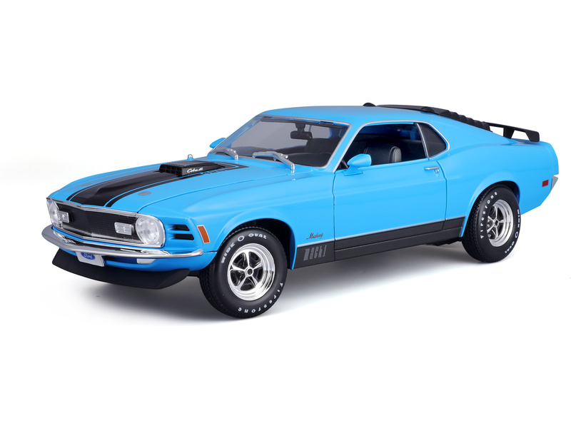Maisto Ford Mustang Mach 1 1970 1:18 modrá