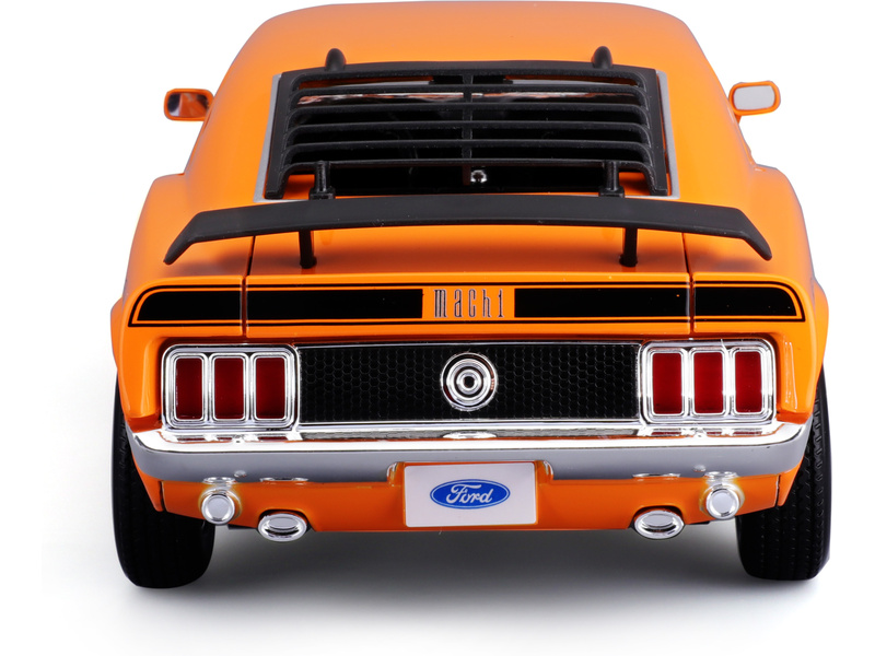 Maisto Ford Mustang Mach 1 1970 1:18 oranžová